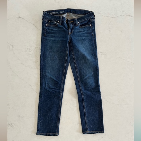 Jean Skinny J.Crew Matchstick Cropped Taille 27 – Neuf Avec Étiquette – Coupe Slim